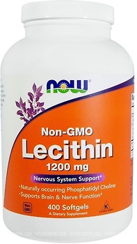Фото Now Foods Lecithin 1200 мг 400 капсул (02214)