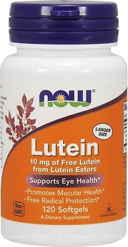 Фото Now Foods Lutein 10 мг 120 капсул (03057)