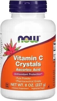 Фото Now Foods Vitamin C Crystals Ascorbic Asid 227 г (00790)