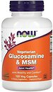 Фото Now Foods Glucosamine MSM 120 капсул (03130)