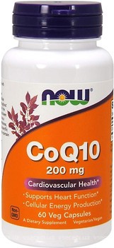 Фото Now Foods CoQ10 200 мг 60 капсул (03176)
