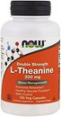 Фото Now Foods L-Theanine Подвійна сила 200 мг 60 капсул (00147)