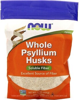 Фото Now Foods Whole Psyllium Husks 454 г (05981)