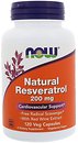 Фото Now Foods Natural Resveratrol 200 мг 120 капсул (03354)