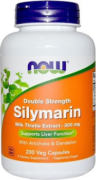 Фото Now Foods Silymarin Milk Thistle 300 мг 200 капсул (04753)