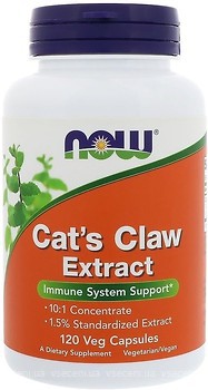 Фото Now Foods Cat's Claw Extract 120 капсул (04628)