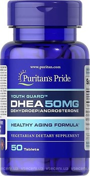 Фото Puritan's Pride DHEA 50 мг 50 таблеток