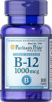 Фото Puritan's Pride Vitamin B-12 1000 мкг 100 капсул