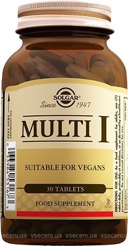 Фото Solgar Multi-I 30 таблеток