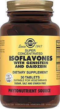Фото Solgar Super Concentrated Isoflavones with Genistein & Daidzein 30 таблеток