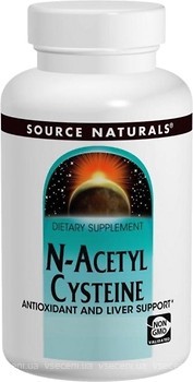 Фото Source Naturals NAC Acetyl Cysteine 60 таблеток (SN0850)