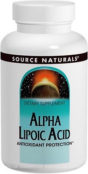 Фото Source Naturals Alpha Lipoic Acid 200 мг 120 таблеток