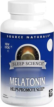 Фото Source Naturals Sleep Science Melatonin 3 мг 120 таблеток (SN0066)