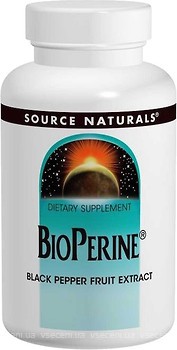 Фото Source Naturals BioPerine Black Pepper Fruit Extract 10 мг 120 таблеток (SN0644)
