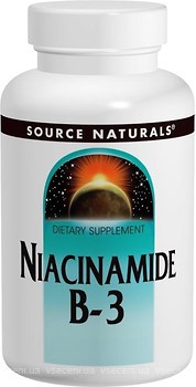 Фото Source Naturals Niacinamide B-3 100 мг 250 таблеток (SN0504)