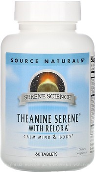 Фото Source Naturals Serene Science Theanine Serene 60 таблеток (SN1775)