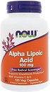 Фото Now Foods Alpha Lipoic Acid 100 мг 120 капсул (03041)