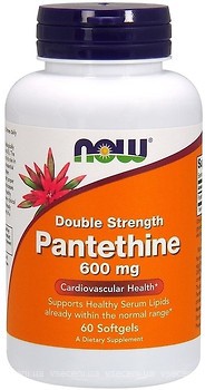 Фото Now Foods Pantethine 600 мг 60 капсул (00489)