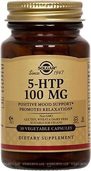 Фото Solgar 5-HTP 100 мг 30 капсул (SOL01448)