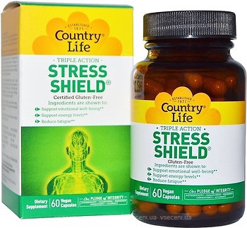 Фото Country Life Stress Shield 60 капсул (CLF-05034)