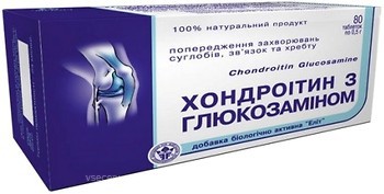 Фото Elit-Pharm Хондроітин з глюкозаміном 80 таблеток