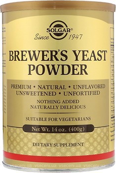 Фото Solgar Brewer's Yeast Powder 400 г (SOL00380)