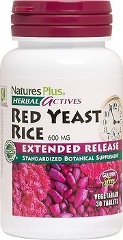 Фото Nature's Plus Herbal Actives Red Yeast Rice 600 мг 30 таблеток (7360)