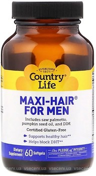 Фото Country Life Max Hair for Men 60 капсул (CLF-05047)