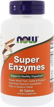 Фото Now Foods Super Enzymes 90 таблеток (02960)