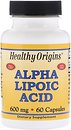 Фото Healthy Origins Alpha Lipoic Acid 600 мг 60 капсул (HOG35090)