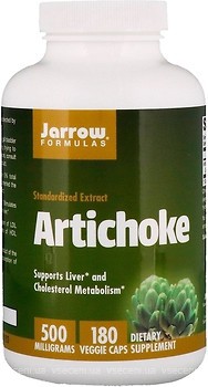 Фото Jarrow Formulas Artichoke 500 мг 180 капсул (JRW-14062)