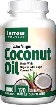 Фото Jarrow Formulas Coconut Oil Extra Virgin 1000 мг 120 капсул (JRW-16047)
