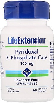 Фото Life Extension Pyridoxal 5-Phosphate 100 мг 60 капсул (LEX-12176)