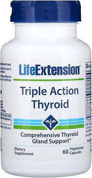 Фото Life Extension Triple Action Thyroid 60 капсул (LEX-20036)
