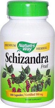 Фото Nature's Way Schizandra Fruit 580 мг 100 капсул (NWY-16800)