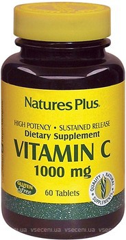 Фото Nature's Plus Vitamin C 1000 мг 60 таблеток (NTP-02300)