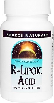 Фото Source Naturals R-Lipoic Acid 100 mg 60 таблеток (SN1664)
