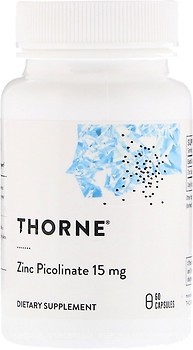 Фото Thorne Zinc Picolinate 15 мг 60 капсул (THR21002)