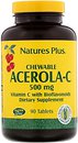Фото Nature's Plus Acerola-C зі смаком вишні 500 мг 90 таблеток (2460)