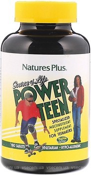 Фото Nature's Plus Source of Life Power Teen 180 таблеток (29992)