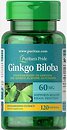 Фото Puritan's Pride Ginkgo Biloba Standardized Extract 60 мг 120 капсул