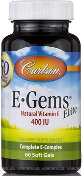 Фото Carlson Labs E-Gems Elite 60 капсул (CL-1073)