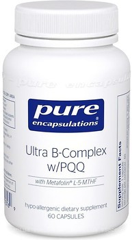 Фото Pure Encapsulations Ultra B-Complex with PQQ 60 капсул