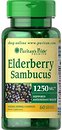 Фото Puritan's Pride Elderberry Sambucus 1250 мг 60 капсул
