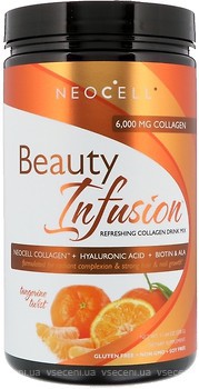 Фото NeoCell Beauty Infusion Collagen Drink Mix зі смаком мандарина 330 г (NEL-12943)