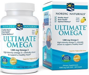 Фото Nordic Naturals Ultimate Omega 1280 мг зі смаком лимона 60 капсул (NOR-01790)