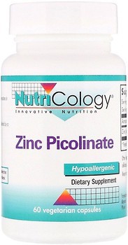 Фото Nutricology Zinc Picolinate 60 капсул (ARG50300)