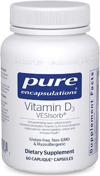 Фото Pure Encapsulations Vitamin D3 VESIsorb 60 капсул