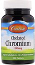 Фото Carlson Labs Chelated Chromium 200 мкг 300 таблеток (CAR-05513)
