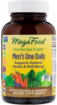 Фото MegaFood Men's One Daily 30 таблеток (MGF10106)
